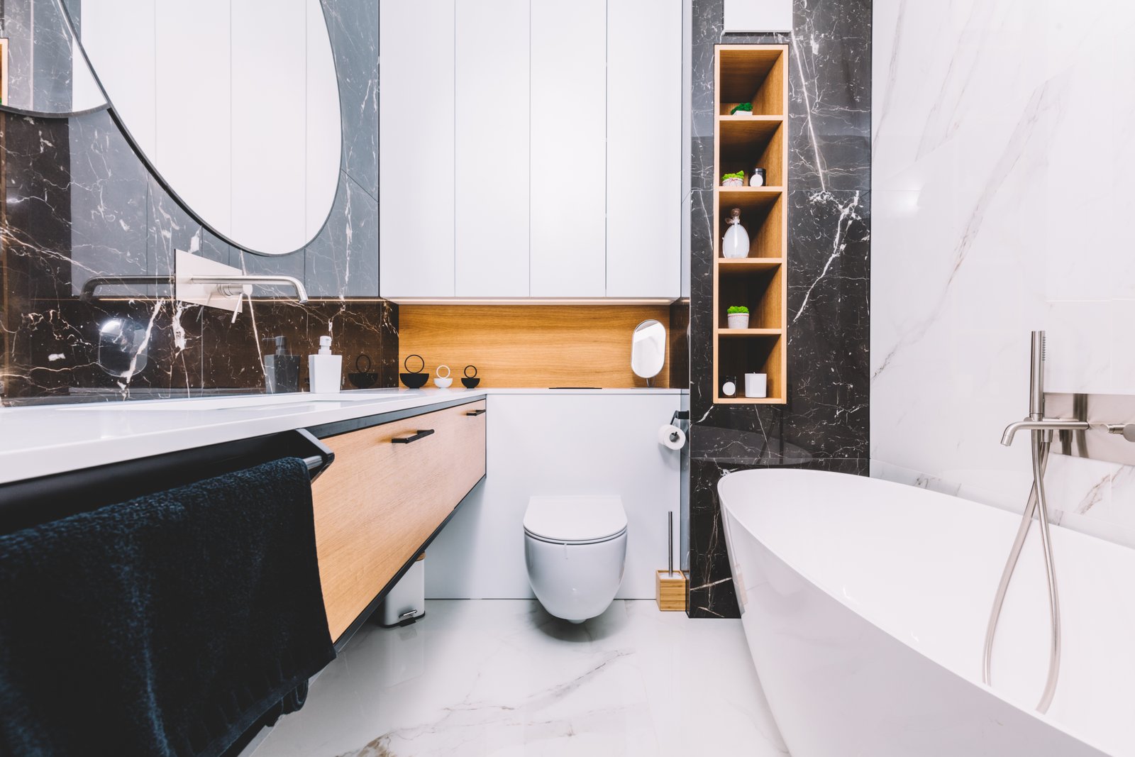 Modern luxury bathroom renovation