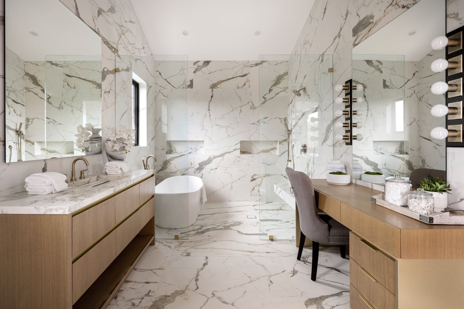 Modern luxury bathroom renovation