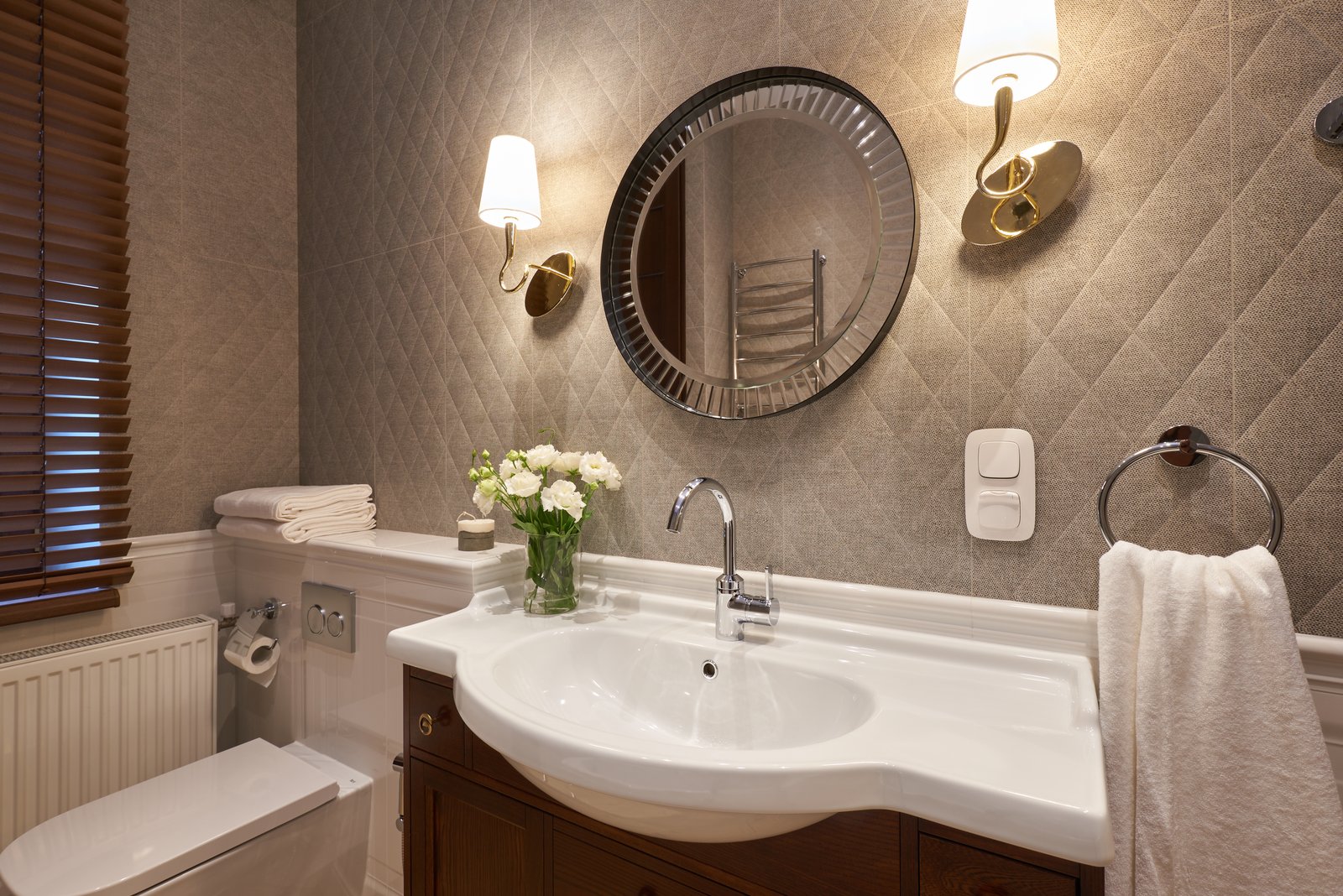 Modern luxury bathroom renovation