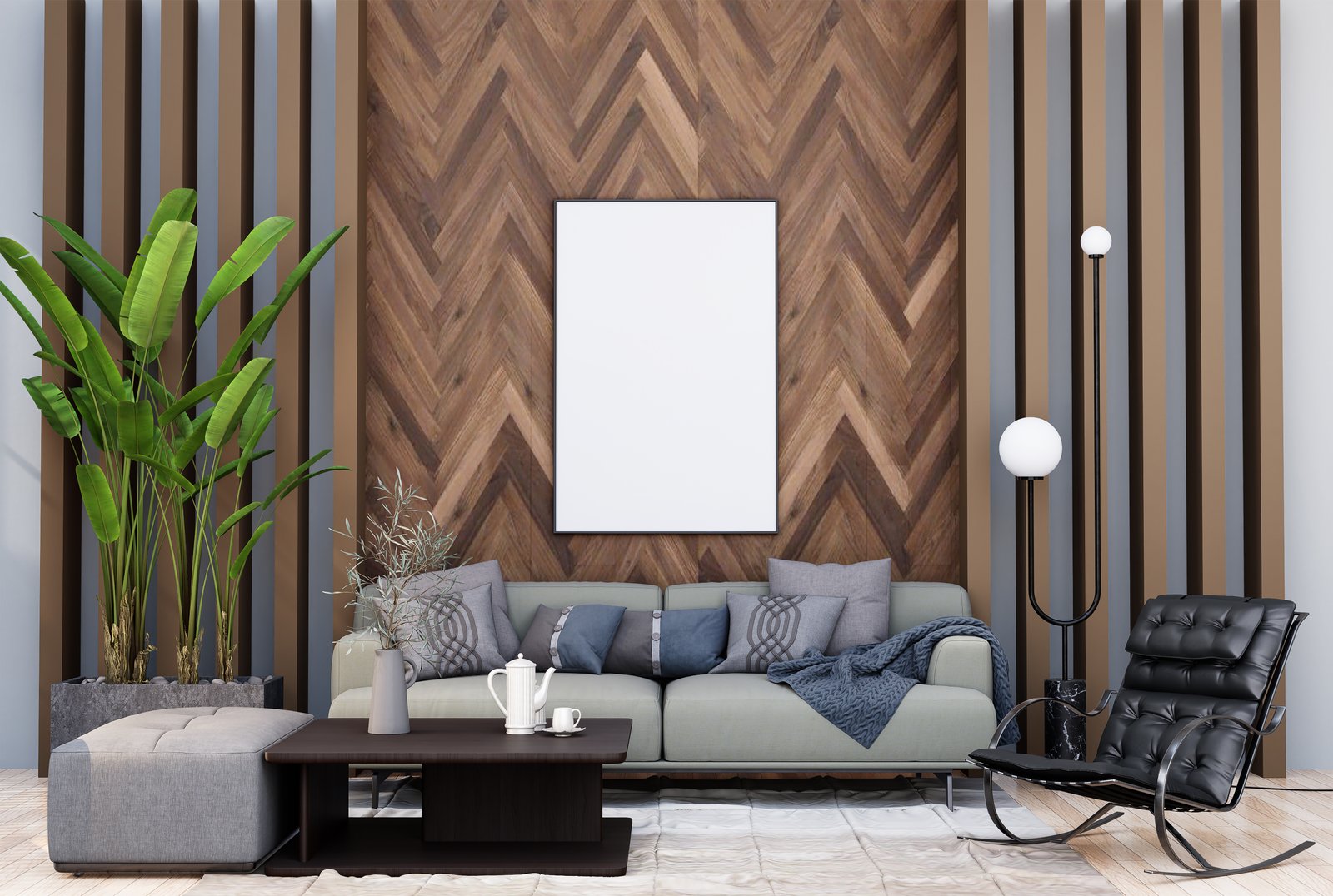 Elegant Fluted Panels