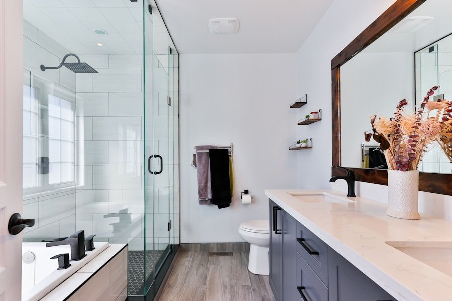 Modern luxury bathroom renovation